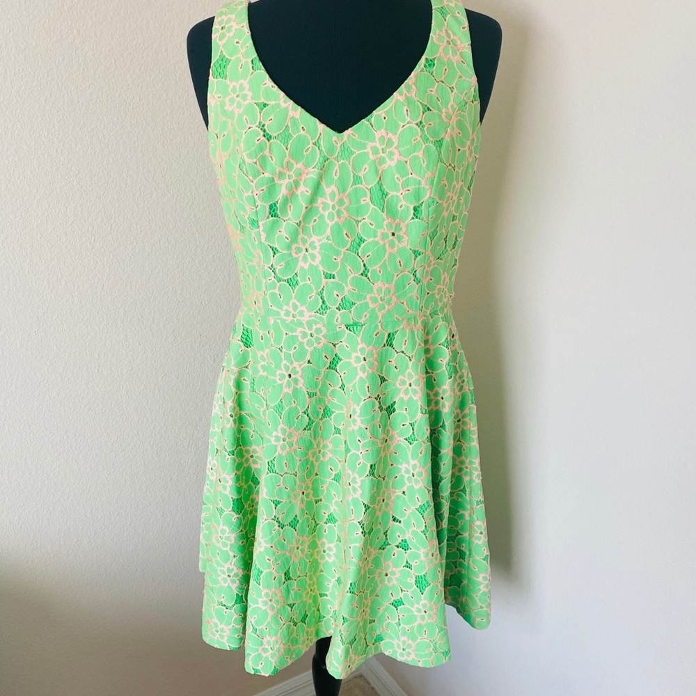 Pink & Green Lilly Dress